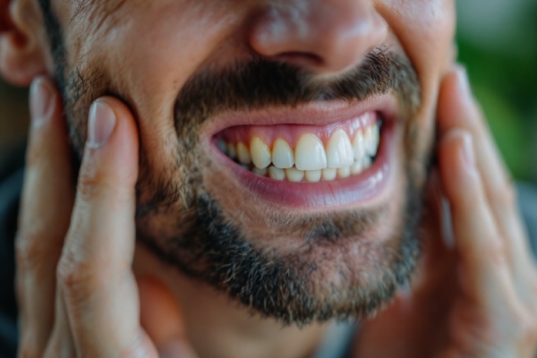paciente con dolor de mandibula